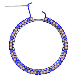 Brick Stitch Hoop Direction